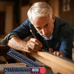 ETOPOO 0-200mm 0-300mm 360 ° LCD Display Carbon Fiber Digital Angle Ruler Inclinometer Electron Goniometer Protractor Angle Finder Meter Measuring Tool -Home-Tools 0102f70c 4bbb 4934 964f 68d687eed06c