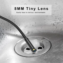 P50 1080P 8mm Dual Camera Piping Borescope Camera 4.5In IPS LCD Digital Inspection Camera With 6 LED For Car Sewer -Home-Tools 0122732a 4ada 48a8 be58 0de45861bcf4