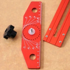 T-Type Woodworking Scriber Adjustable Protractor Angle Finder Aluminum Alloy Multi-Angle Marking Gauge With Metric And Inch Scale 350mm Multifunctional Ruler For Angle Scribe Parallel Line Drawing Woodworking Tools -Home-Tools 02eb0bb2 ab57 406c 9158 f4ef6fb0df3d