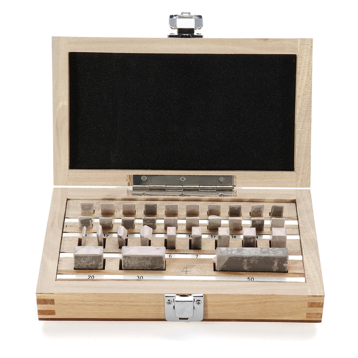 32pcs Steel Metric Gage Block Lathe Gauge Grade 0 Slip Jo Blocks 1.005-50mm Measure Tools 4 32pcs Steel Metric Gage Block Lathe Gauge Grade 0 Slip Jo Blocks 1.005-50mm Measure Tools - Image 2