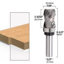 6mm/6.35mm/12.7mm Carbide CNC Router Bit Bearing Ultra-Perfomance Compression Flush Trim Milling Cutter For Wood -Home-Tools 034a165a 6b85 474e b0ee 3250f86a8616