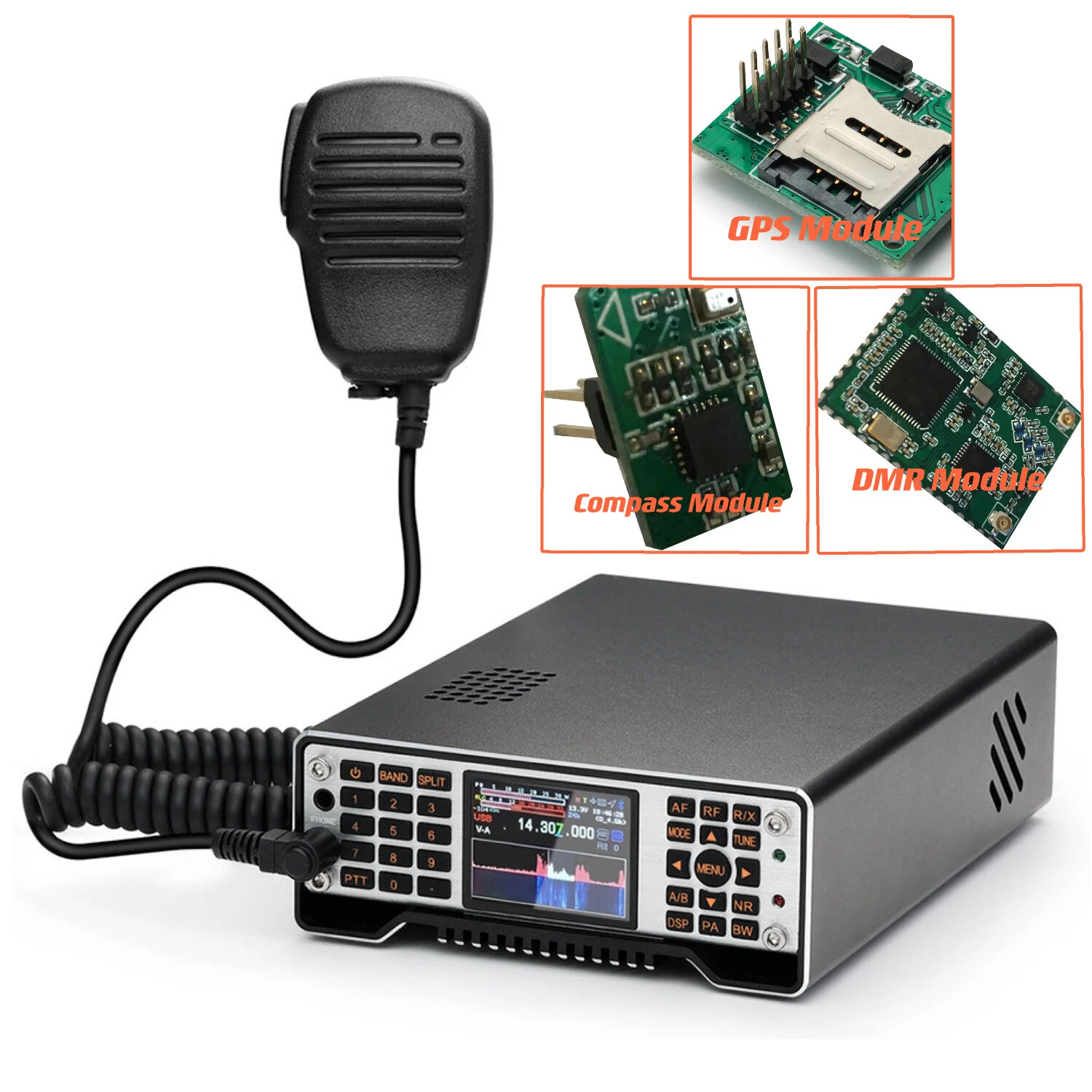 Original Q900 V4 100KHz-2GHz HF/VHF/UHF ALL Mode SDR Transceiver Software Defined Radio DMR SSB CW RTTY AM FM 10 Original Q900 V4 100KHz-2GHz HF/VHF/UHF ALL Mode SDR Transceiver Software Defined Radio DMR SSB CW RTTY AM FM - Image 8