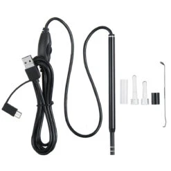 AN101 Ear Endoscope 3 In 1 Ear Cleaning Tool HD Visual Ear Spoon Multifunctional Earpick 5.5mm Camera 2M Android PC Borescope Ear Otoscope -Home-Tools 0599f1c0 322b 4e0f b03e 1c0894558b31