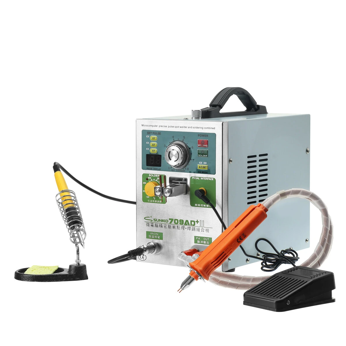 SUNKKO 709AD+ 220V 3.2KW Pulse Spot Welder Machine Battery Spot Soldering Machine 6 SUNKKO 709AD+ 220V 3.2KW Pulse Spot Welder Machine Battery Spot Soldering Machine - Image 4