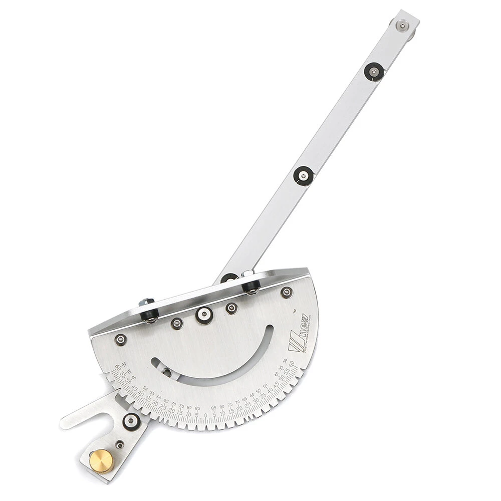 Wnew Upgraded Miter Gauge Brass Handle Table/Saw Router Miter Gauge Sawing Assembly Ruler 5 Wnew Upgraded Miter Gauge Brass Handle Table/Saw Router Miter Gauge Sawing Assembly Ruler - Image 3