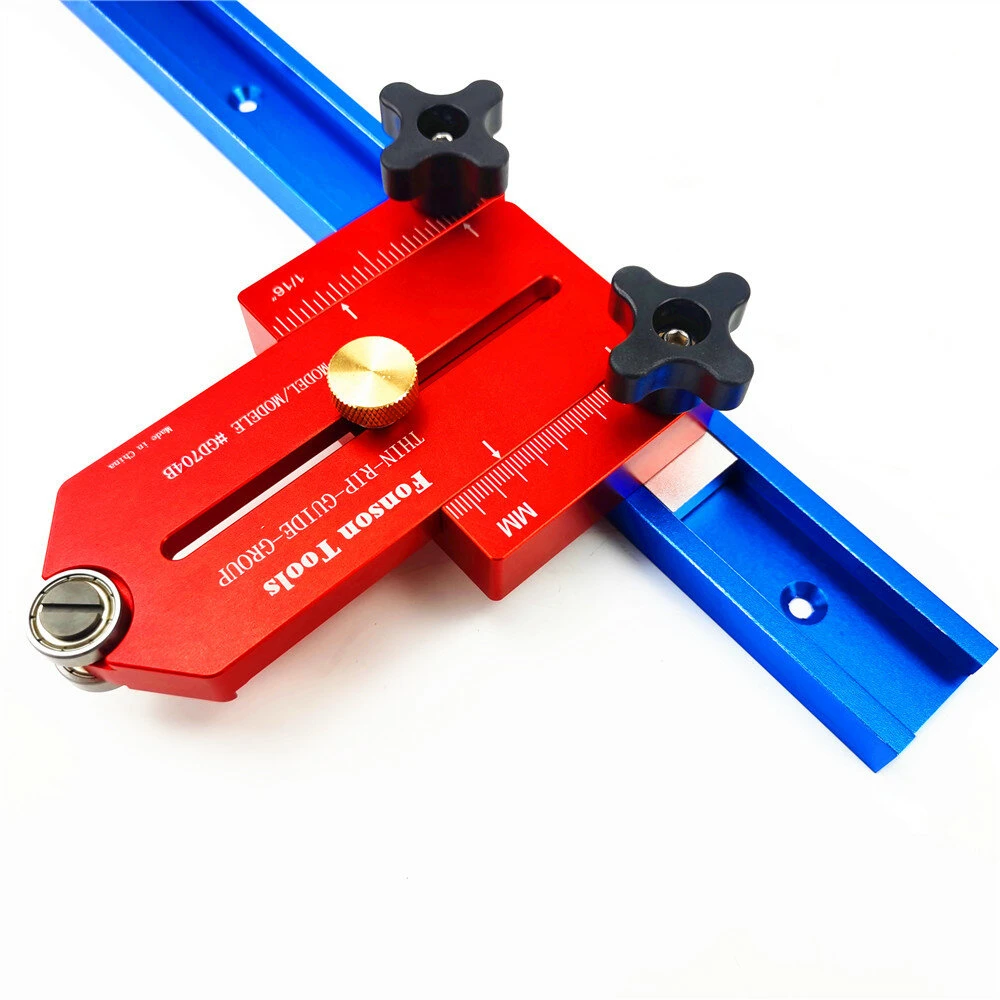 FONSON Upgrade Extended Woodworking Thin Rip Guide Lengthen Table Saw Fast Cutting Limit Fence Workbench T Track Guide 9 FONSON Upgrade Extended Woodworking Thin Rip Guide Lengthen Table Saw Fast Cutting Limit Fence Workbench T Track Guide - Image 7