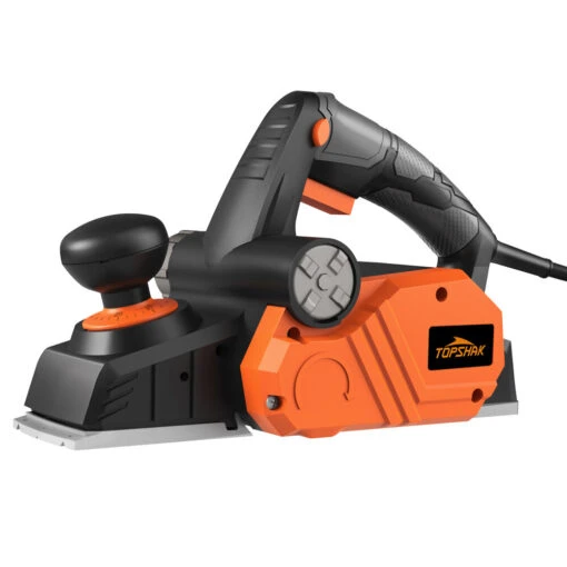 TOPSHAK TS-EP2 7.5-Amp Electric Hand Planer 14500Rpm 3-1/In Wood Planer For Woodworking Chamfer Home DIY Dual Side Dust Outlet 2 TOPSHAK TS-EP2 7.5-Amp Electric Hand Planer 14500Rpm 3-1/In Wood Planer For Woodworking Chamfer Home DIY Dual Side Dust Outlet -Home-Tools 0baa2d0a a009 4d57 9382 e12a264cc504