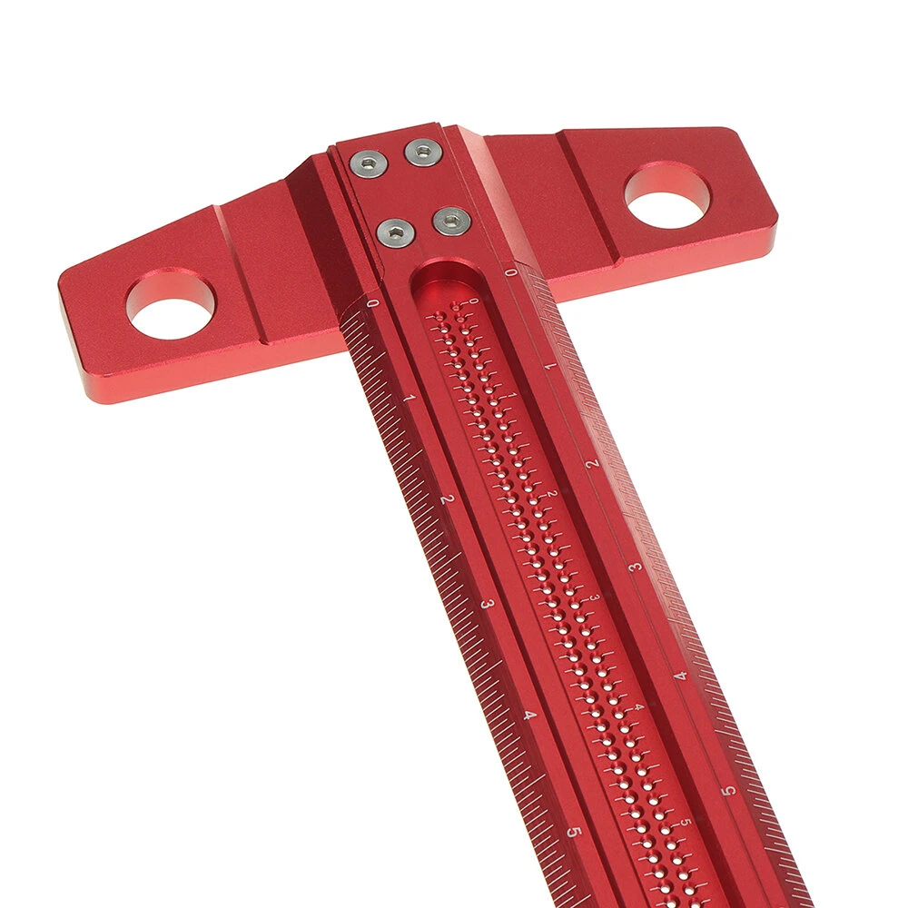 XIUYI 16/24 Inch Woodworking Line Drawing T Ruler Hole Ruler 90° Right Angle Line Drawing Ruler Woodworking Measuring Hole Positioning Ruler 6 XIUYI 16/24 Inch Woodworking Line Drawing T Ruler Hole Ruler 90° Right Angle Line Drawing Ruler Woodworking Measuring Hole Positioning Ruler - Image 4