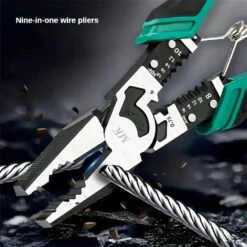 9 Inch 9 In 1 Multifunctional Pliers Industrial Grade Wire Stripper Shears Vise Ergonomic Design Labor Saving Electrician Construction Tool -Home-Tools 0e38d80f 8c83 42d6 9e92 a043b9967d0f