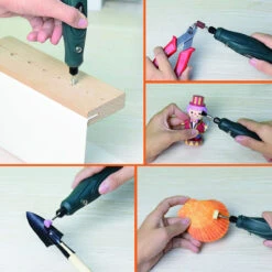 Mini Electric Engraving Cordless Rotary Tool Mini Grinder Machine USB Charging 3 Variable Speed Rotary Tool With 31 Accessories For Grinding Polishing Woodworking DIY Crafting -Home-Tools 10b0795f 67b2 4ed4 8dce 430281a90eb8
