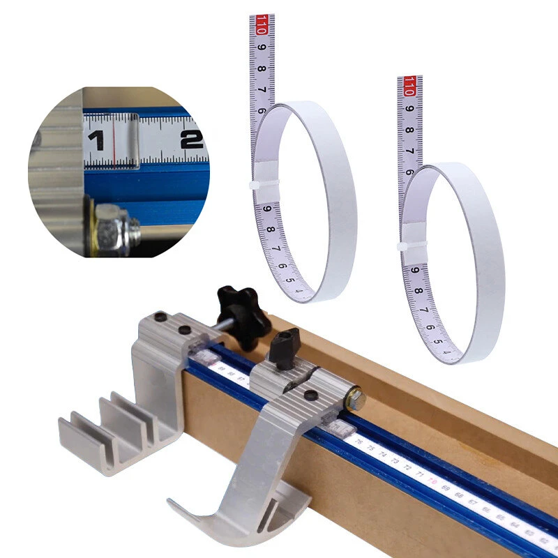 Self Adhesive Metric Ruler Miter Track Tape Measure Steel Miter Saw Scale For T-track Router Table Band Saw Woodworking Tool 10 Self Adhesive Metric Ruler Miter Track Tape Measure Steel Miter Saw Scale For T-track Router Table Band Saw Woodworking Tool - Image 8