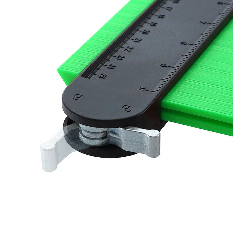 10 Inch Contour Gauge Green Lockable Shape Radial Ruler Profiling Gauge Taking Device 6 10 Inch Contour Gauge Green Lockable Shape Radial Ruler Profiling Gauge Taking Device - Image 4