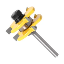 3Pcs 6mm 1/4 Shank Tongue & Grooving Joint Router Bit 45 Degree Lock Miter Router Set Stock Wood Cutting -Home-Tools 119f93aa 8226 4c15 a198 7be827b4a9bc