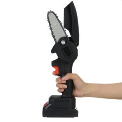 4" 800W Cordless One-Hand Saw Woodworking Electric Chain Saw Wood Cutter W/ 0/1/2pcs Battery -Home-Tools 161c574b eb0d 437d 973f c6dd06f8e572