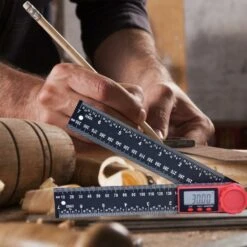 ETOPOO 0-200mm 0-300mm 360 ° LCD Display Carbon Fiber Digital Angle Ruler Inclinometer Electron Goniometer Protractor Angle Finder Meter Measuring Tool -Home-Tools 181c4134 ee31 4887 b09b e16125518d3f