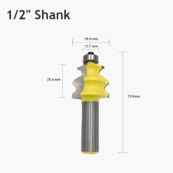 8mm 1/2 Inch Shank Oblique Arc Curve Line Router Bit Architectural Molding Woodworking Milling Cutter Carving Knife For Wood Machine Tools -Home-Tools 1a924bea 23b7 4938 8c4b a9f295f30b17