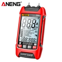 ANENG GN601 Moisture Meter - Accurate And Fast Water Content Testing Without Battery - High Precision Moisture Analyzer For Wood Paper Grain And More