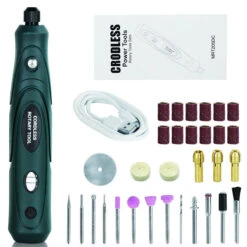 Mini Electric Engraving Cordless Rotary Tool Mini Grinder Machine USB Charging 3 Variable Speed Rotary Tool With 31 Accessories For Grinding Polishing Woodworking DIY Crafting -Home-Tools 1cb42362 b7f4 4f27 b6e6 e8886c1cd672