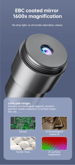 Digital Microscope 1600X 12MP Camera Sensor Coin Microscope 7" Touch LCD Microscope With Wired Remote 28 LED Fill Lights For PC -Home-Tools 1d288deb 52e4 432c aaae 32528bd0729d