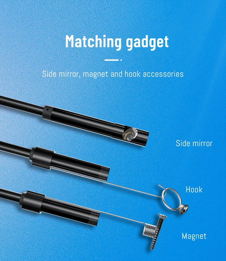 8MM Endoscope 8 LED Light Waterproof Type-C Direct Borescope IP67 Rated 1 MP Pixel Flexible/Hard Wire High-Resolution Imaging Versatile 10 8MM Endoscope 8 LED Light Waterproof Type-C Direct Borescope IP67 Rated 1 MP Pixel Flexible/Hard Wire High-Resolution Imaging Versatile - Image 8