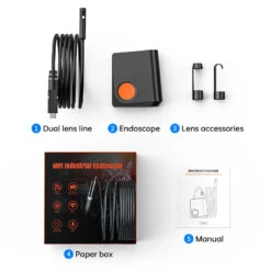 ANESOK W200 8mm Dual Lens 2K Wifi Wireless Endoscope Inspection Camera Borescope 1/5/10M Tube For Underwater Vent Pipe Car Repair 19 ANESOK W200 8mm Dual Lens 2K Wifi Wireless Endoscope Inspection Camera Borescope 1/5/10M Tube For Underwater Vent Pipe Car Repair -Home-Tools 1d96922c 5198 4df5 b30e 61e2ab2c07b0