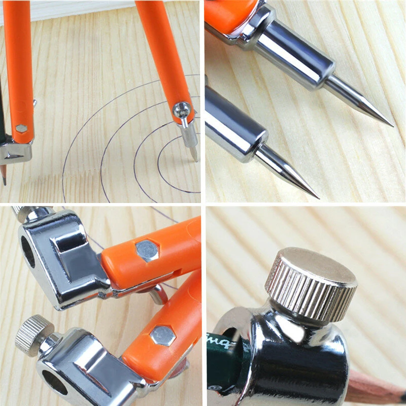 Max 45/75cm Diameter Carpenter Precision Pencil Compasses Diameter Adjustable Dividers Marking And Scribing Compass Woodworking 5 Max 45/75cm Diameter Carpenter Precision Pencil Compasses Diameter Adjustable Dividers Marking And Scribing Compass Woodworking - Image 3