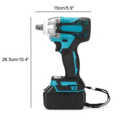 2 In1 18V 588N.m. Li-Ion Brushless Cordless Electric 1/2" Wrench 1/4" Screwdriver Drill -Home-Tools 20e53430 5729 49cf a0f2 8689ccaf4404