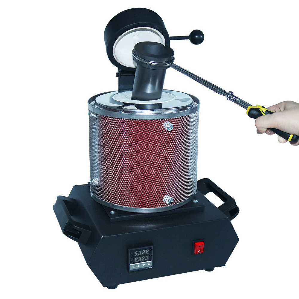 DANIU AC110V/220V 3KG Gold Melting Furnace Digital Melting Furnace Machine Heating Capacity Casting Refining Metals Gold Silve 13 DANIU AC110V/220V 3KG Gold Melting Furnace Digital Melting Furnace Machine Heating Capacity Casting Refining Metals Gold Silve - Image 11