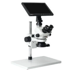 7-50X High-Definition Trinocular Stereo Microscope With 10-Inch Integrated Microscope Camera For Mobile Phone Repair Identification
