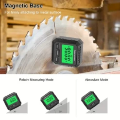 360° Digital Level Angle Gauge Mini Measuring Protractor Inclinometer With Electronic Magnetic Base Backlight Carpenter Tools -Home-Tools 22fc015f c500 4374 83ba 92b6e5504d61