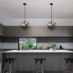 Antique Style Industrial Vintage Lighting Ceiling Chandelier 4 Lights Decorative Luminaire Metal Hanging Fixture -Home-Tools 23ec457e 0875 4d72 a4b5 ca36bdd2658c