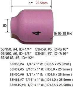 Electric Welding Cap WP9/20/25 TIG Torch Accessories -Home-Tools 25e9119e 9783 45e7 9ac2 d314388348b0