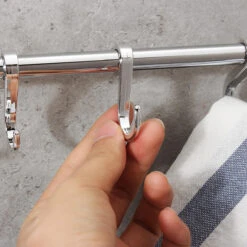 Stainless Steel Suction Cup Hanger Hooks Kitchen Rack Clothes Hanging Holders Home Hooks -Home-Tools 25f11801 e51b 4161 8c2a 6bb6eb470f0f