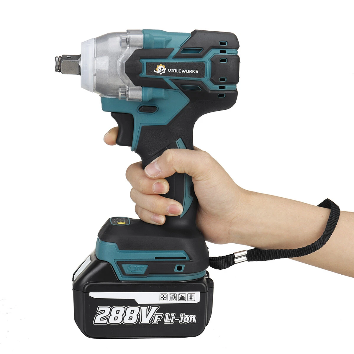 VIOLEWORKS 288VF 1/2'' Electric Cordless Brushless Impact Wrench With 1/2 Battery 5 VIOLEWORKS 288VF 1/2'' Electric Cordless Brushless Impact Wrench With 1/2 Battery - Image 3