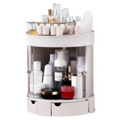 3 Layer Transparent Door Desktop Makeup Cosmetic Organizer Storage Bag Drawer -Home-Tools 29f2dc20 3416 4d60 8d02 bb5004c7e14b