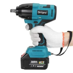 Drillpro 800nm Max. High Torque Cordless Electric Wrench With 1 Or 2 Battery Brushless Wrench Tool Car Repair -Home-Tools 2c206b51 b888 4c4e a629 3388c0308fd8