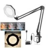 NEWACALOX USB 5X Folding Magnifier Table Clamp Soldering Third Hand Tool 3 Colors LED Illuminated Lamp Magnifying Glass -Home-Tools 2c4ca270 371e 4eb6 9d87 3e2c250e1857
