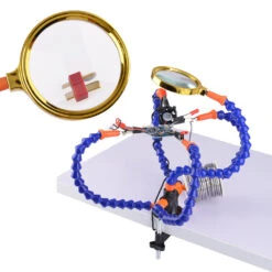 Bench Vise Table Clamp Soldering Station With 5Pc Flexible Arms Soldering Iron Holder Pcb Welding Repair Third Hand Tool -Home-Tools 2c6eaf45 31fb 4fe3 bce2 3ac71da0e6b9