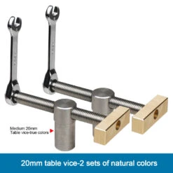 1/2PCS Ganwei 19MM/20MM Woodworking Table Vice Clamp Tiger Clamp And Lock Set With Brass And Stainless Steel Ratchet For Secure Joinery And Fixtures Ratchet Mechanism Ideal For CNC And Woodworking -Home-Tools 2f1a72c4 54f6 45dd 85eb 578a21e4c16c