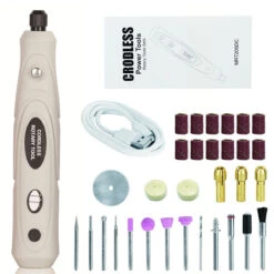 Mini Electric Engraving Cordless Rotary Tool Mini Grinder Machine USB Charging 3 Variable Speed Rotary Tool With 31 Accessories For Grinding Polishing Woodworking DIY Crafting -Home-Tools 2fd62d15 8946 4a9f aee0 43b87c1a73f3