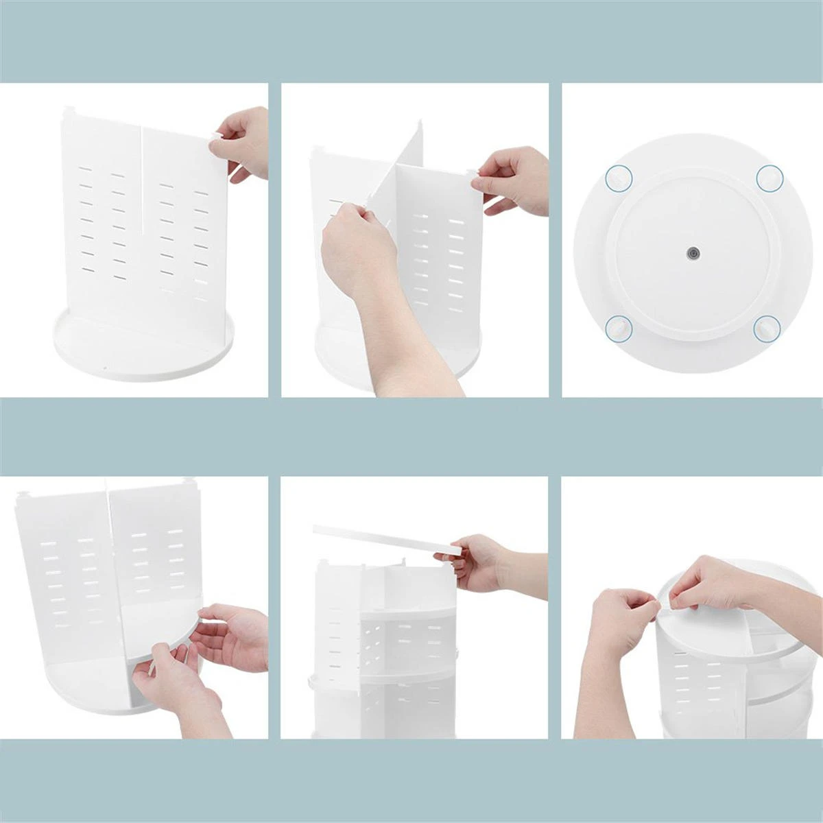 360 Degree Rotating Makeup Organizer Box Transparent Acrylic Brush Holder Jewelry Makeup Organizer Cosmetic Beauty Storage Box 7 360 Degree Rotating Makeup Organizer Box Transparent Acrylic Brush Holder Jewelry Makeup Organizer Cosmetic Beauty Storage Box - Image 5