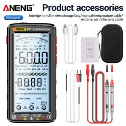 ANENG 681 Rechargable Digital Professional Multimeter Non-contact Voltage Tester AC/DC Voltage Meter Touch Screen Current Tester -Home-Tools 303e135a e573 4e45 b3d5 92d93fdb820c