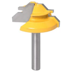 3Pcs 6mm 1/4 Shank Tongue & Grooving Joint Router Bit 45 Degree Lock Miter Router Set Stock Wood Cutting -Home-Tools 3168a402 1bcd 4776 96eb 9cbef43450da