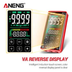 ANENG 621A 9999 Counts Auto Range Full-screen Touch Smart Digital Multimeter Rechargeable DC/AC Voltage Current Tester Meter -Home-Tools 32fb1920 25ec 4f52 87cc b74aeceab4ad