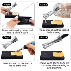 220V 60W 200℃-450 ℃ Plastic And Aluminum Alloy Adjustable Temperature Welding Iron Set -Home-Tools 33327b56 4660 4ce3 84c2 1b69385f201e