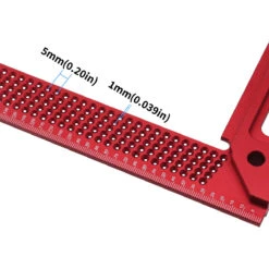 FNICEL 300mm Woodworking Scriber Precision Woodworking Square Aluminum Framing & Mitre Square L-type Scribe Marking Line Drawing Ruler Essential For Professional And DIY Woodworking Projects -Home-Tools 33376e28 e8c9 4698 a652 e54284aec936