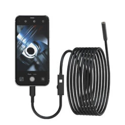 Camera With Light, 1920P HD Borescope With 8 Adjustable LED Lights, With 16.4ft Semi-Rigid Snake Cable, 7.9mm IP67 Waterproof Inspection Camera For IPhone -Home-Tools 349d60bf 16c5 42f2 825f 8901acb1394f
