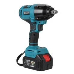 Drillpro 800nm Max. High Torque Cordless Electric Wrench With 1 Or 2 Battery Brushless Wrench Tool Car Repair -Home-Tools 3572bd6b 011e 4cc5 81ce e7399b2cfeb5