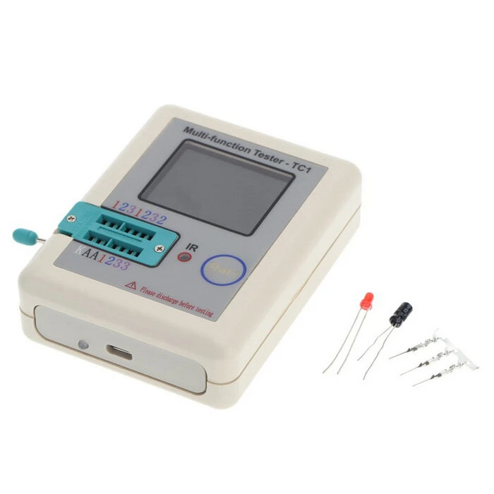 LCR-TC1 1.8inch Colorful Display Multifunctional TFT Backlight Transistor Tester For Diode Triode Capacitor Resistor Transistor LCR ESR NPN PNP MOSFET 6 LCR-TC1 1.8inch Colorful Display Multifunctional TFT Backlight Transistor Tester For Diode Triode Capacitor Resistor Transistor LCR ESR NPN PNP MOSFET - Image 4