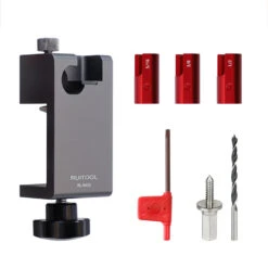 Dowel Maker Jig Tenon Dowel Plug Cutter With Sharp Alloy Blade Adjustable Drill Guide Positioner For Wood Sticks Making Round Bar Auxiliary Tool -Home-Tools 36b423d6 1d41 4ae1 b243 f66cb9521574